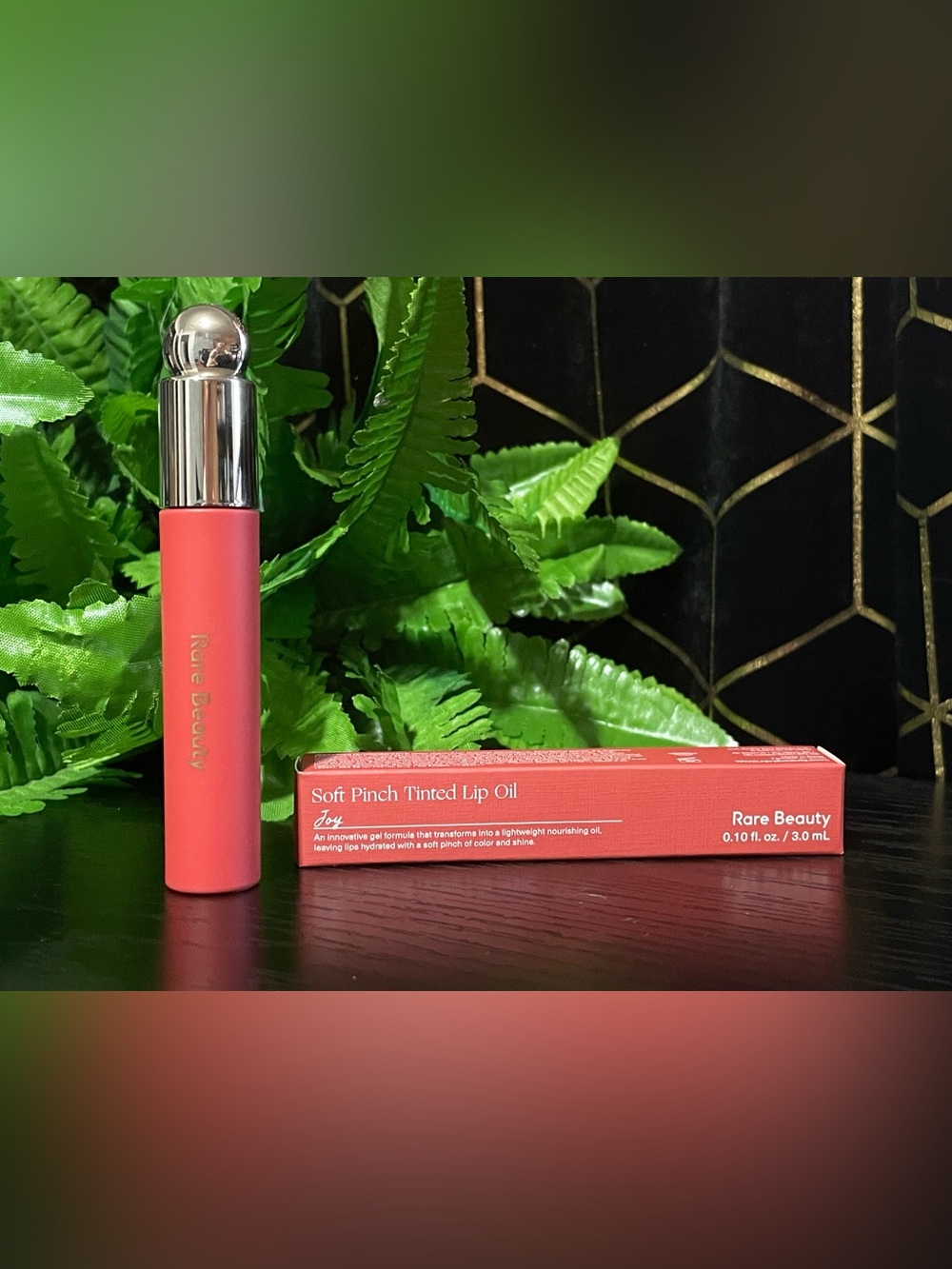 Rare Beauty Soft Pinch Tinted Lip Oil - Joy (Coral)